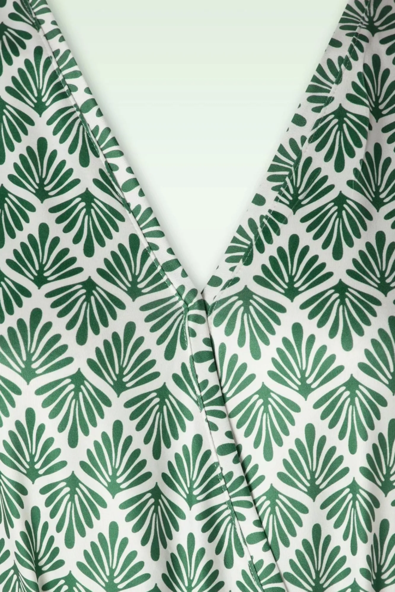 New Adeline Jumpsuit In Legergroen En Gebroken Wit Vrouwen Playsuits & Jumpsuits