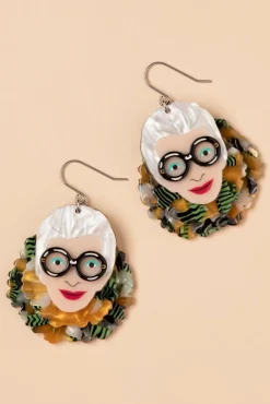 Hot Adorned In Feathers Iris Drop Oorbellen Vrouwen Sieraden