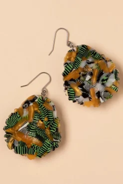 Hot Adorned In Feathers Iris Drop Oorbellen Vrouwen Sieraden