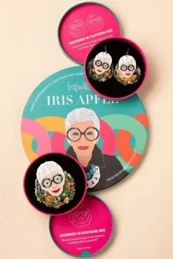 Hot Adorned In Feathers Iris Drop Oorbellen Vrouwen Sieraden