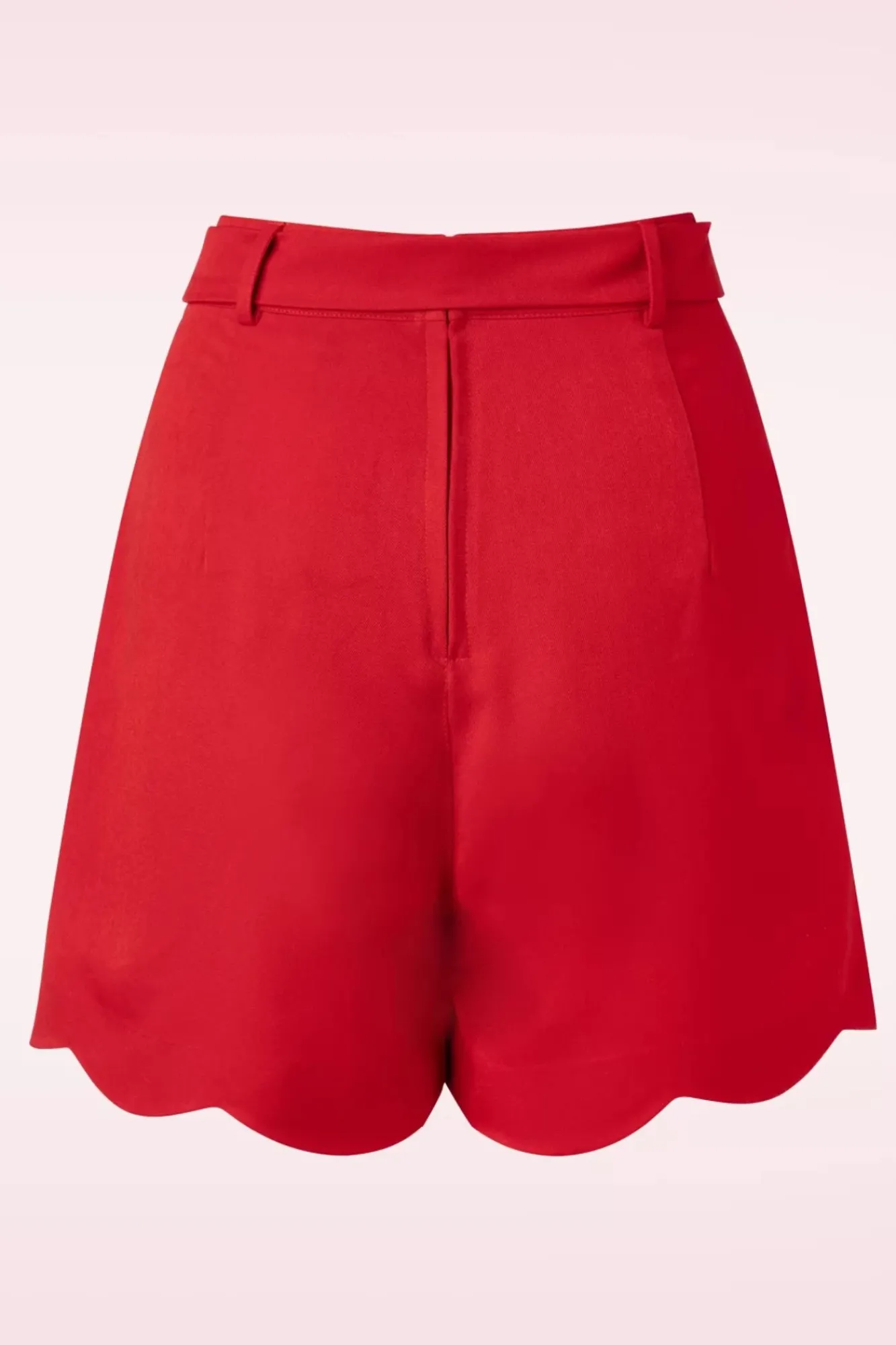 Best Ahoy Scallop Short In Rood Vrouwen Broeken