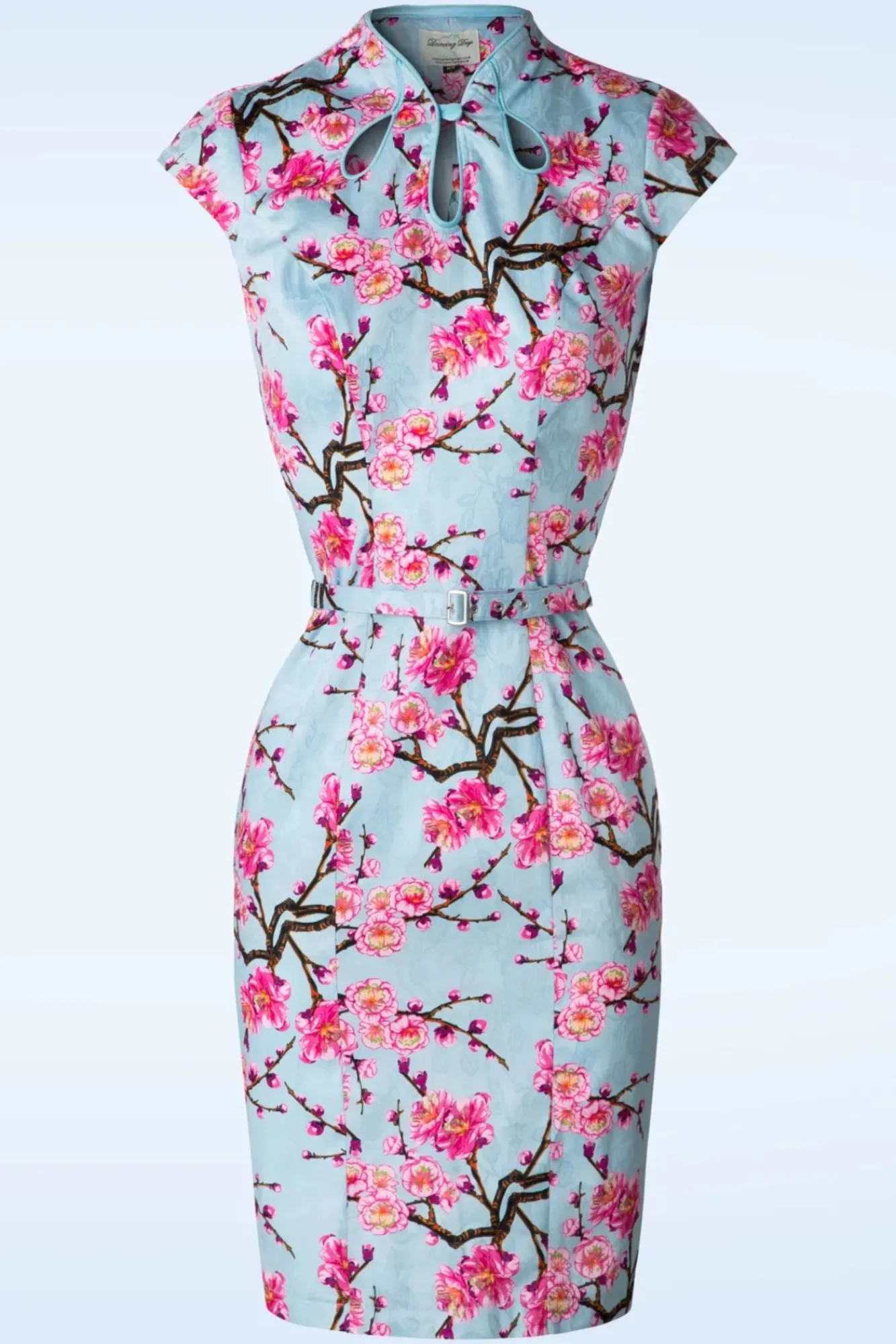 New Alice Blossom Penciljurk In Blauw Vrouwen Strakke Jurken