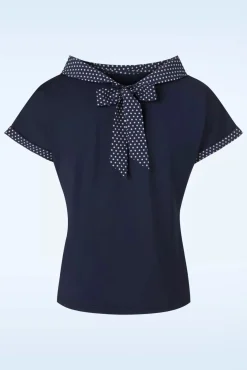 Online Alicia Blouse In Marineblauw Vrouwen Blouses
