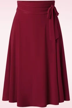 Best Aliyah Swingrok In Donkerrood Vrouwen Rokken