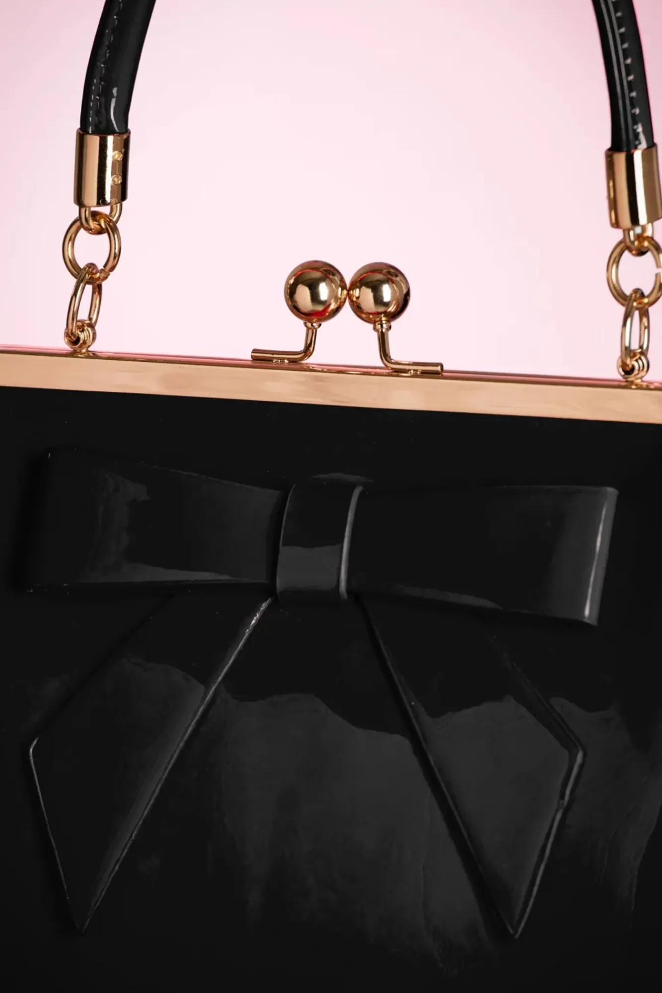 Hot Amerikaanse Vintage Patenttas In Zwart Vrouwen Tassen