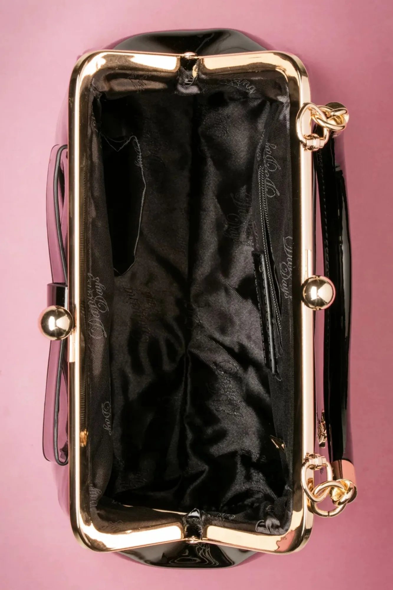 Hot Amerikaanse Vintage Patenttas In Zwart Vrouwen Tassen