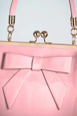 Discount Amerikaanse Vintage Patenttas In Roze Vrouwen Tassen