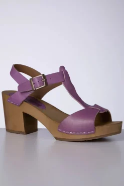 Discount Amy Clogs In Lila Vrouwen Sandalen