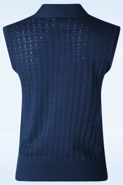 Discount Anchor Ahoy! Top In Marineblauw Vrouwen Truitjes