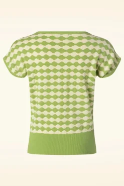 Clearance Ann Turtle Top In Macaw Groen Vrouwen Truitjes