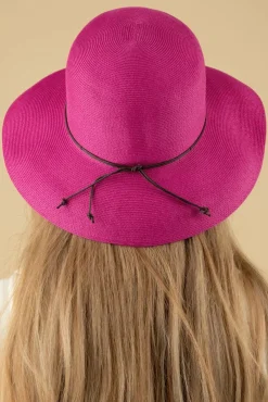 Hot Anna Travel Hoed In Fuchsiaroze Vrouwen Hoeden & Fascinators