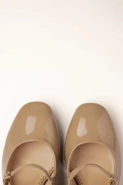 Clearance Annie Mary Jane Pumps In Latte Vrouwen Pumps