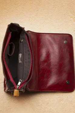 Sale Antieke Handtas In Rood Vrouwen Tassen