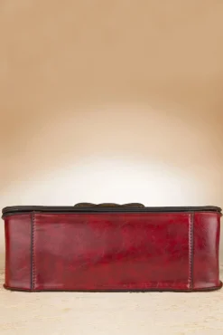 Sale Antieke Handtas In Rood Vrouwen Tassen