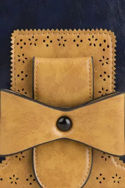 Outlet Antieke Messenger Bag In Blauw Vrouwen Tassen