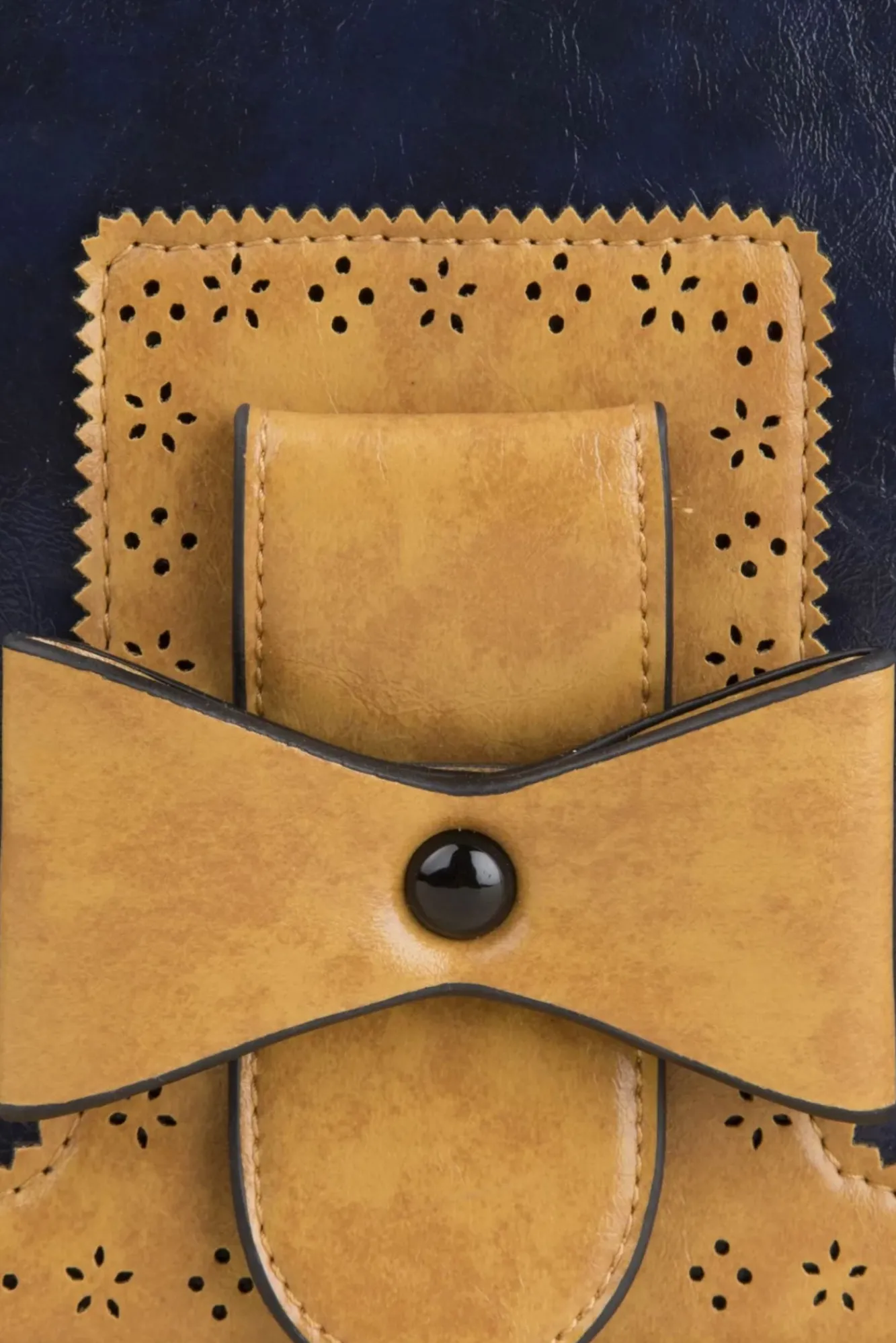 Outlet Antieke Messenger Bag In Blauw Vrouwen Tassen