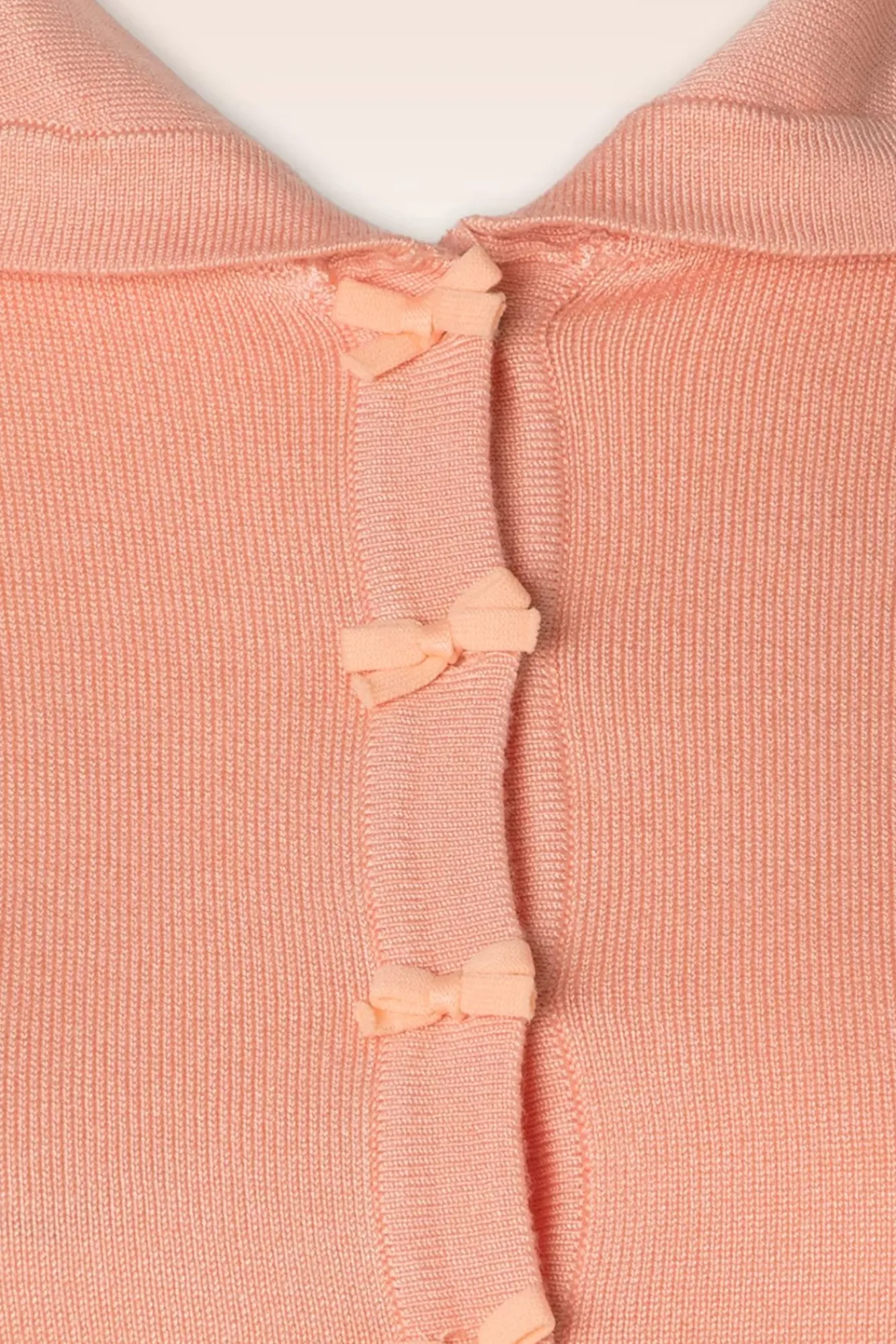 Hot April Cardigan Met Korte Mouwen In Perzik Vrouwen Vestjes