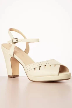 Best Aria Sandalen In Ivoorwit Vrouwen Sandalen