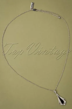 Best Art Deco Ketting In Zwart Vrouwen Sieraden