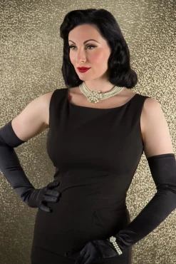 Audrey Creme Parel Choker Ketting Vrouwen Sieraden