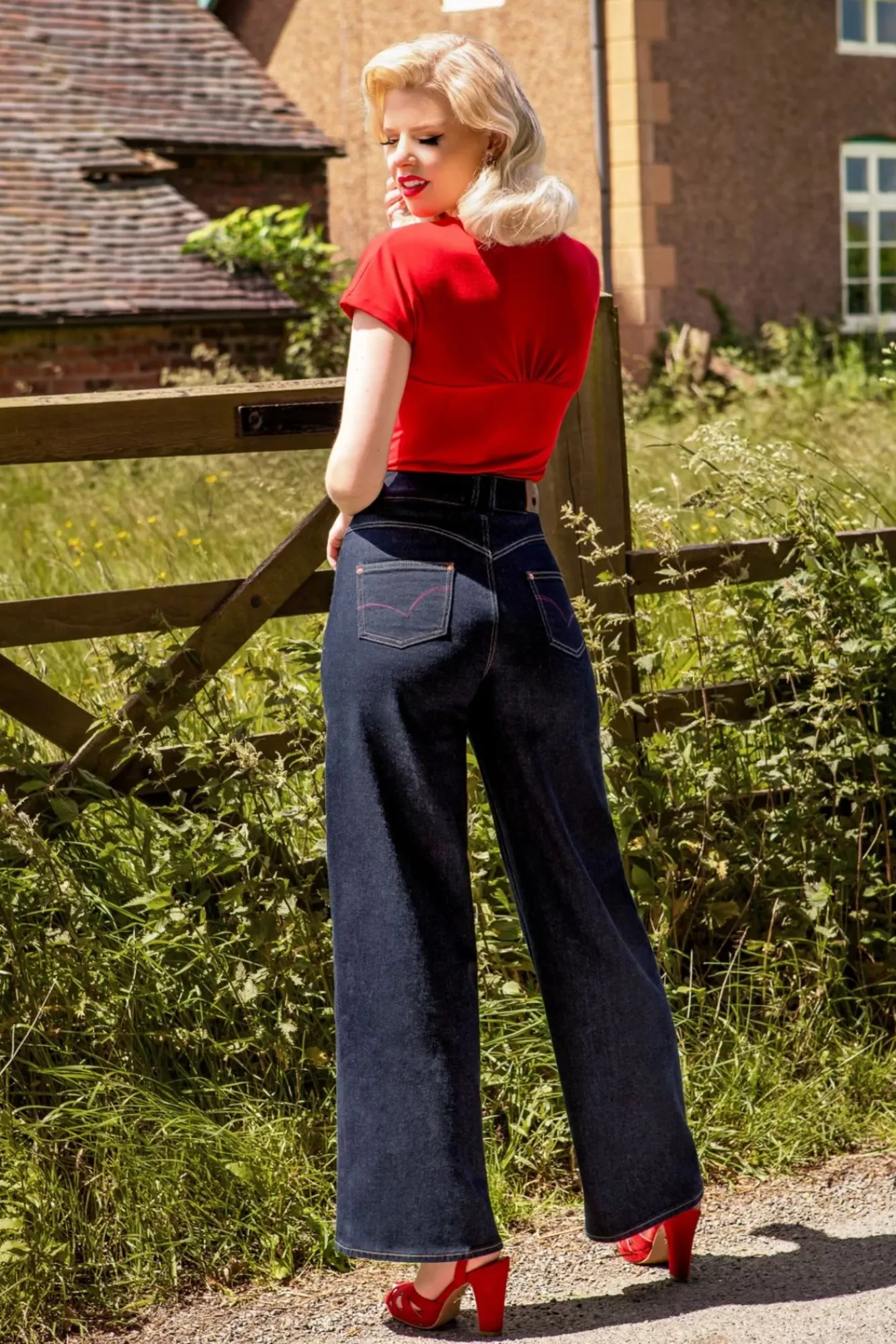 Online Audrey Jeans In Blauw Vrouwen Broeken