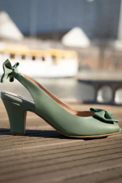Ava Cote D'Azur Pumps In Viltspaatgroen Vrouwen Pumps