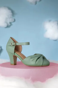 Sale Ava Heart Stopper Pumps In Saliegroen Vrouwen Pumps