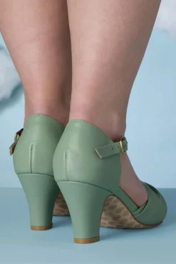 Sale Ava Heart Stopper Pumps In Saliegroen Vrouwen Pumps