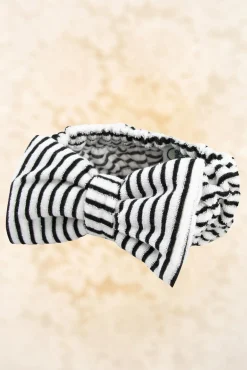 New Ava Make-Up Hoofdband In Zwart En Wit Vrouwen Haarstyling