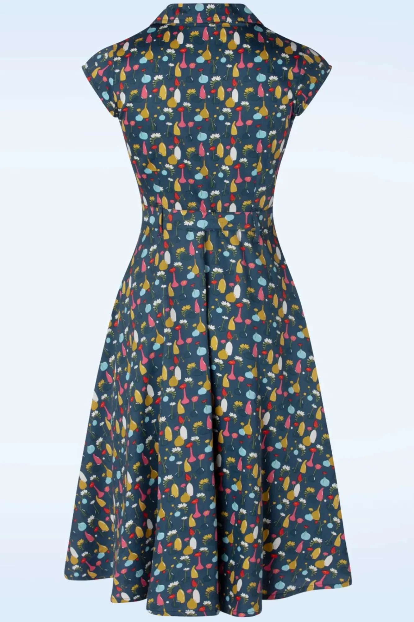 Clearance Ava Paris Jurk In Blauw Vrouwen Plus Size Jurken