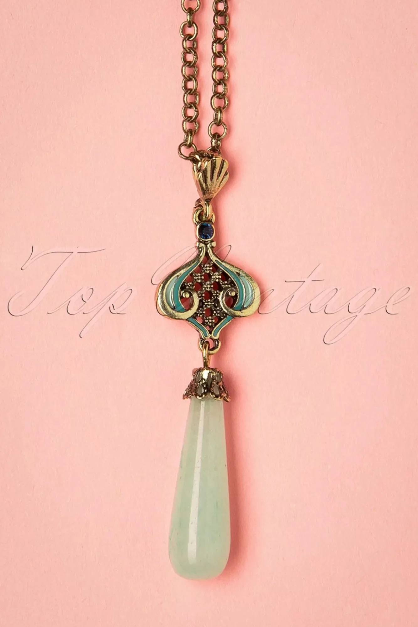 Hot Avent Ketting In Blauw Vrouwen Sieraden