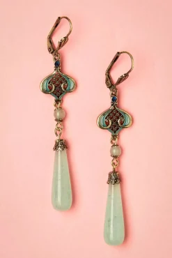 New Avent Oorbellen In Blauw Vrouwen Sieraden