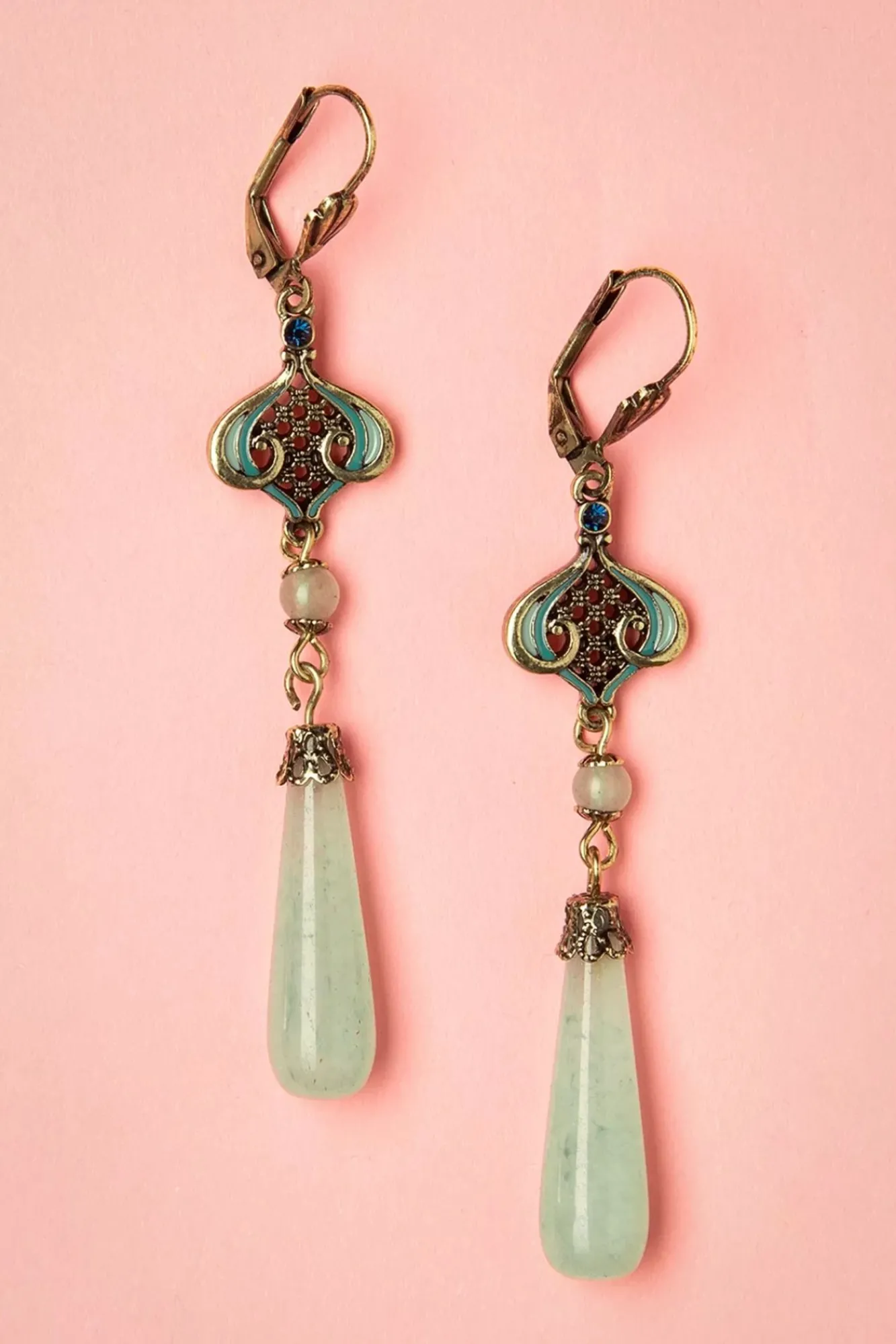 New Avent Oorbellen In Blauw Vrouwen Sieraden