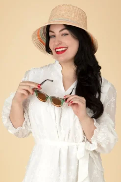 Outlet Bari Strohoed In Zand Vrouwen Hoeden & Fascinators