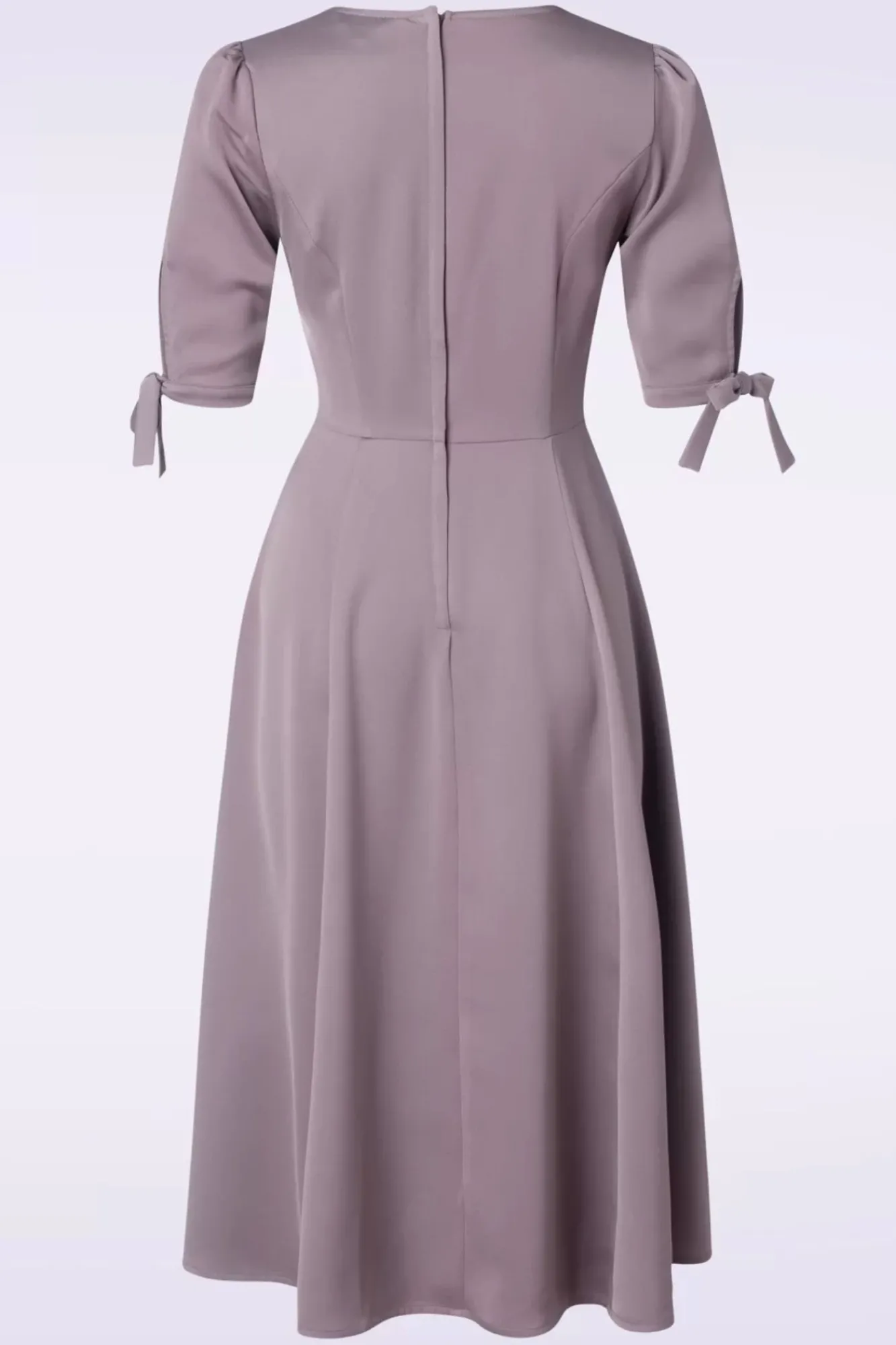 Best Bella Swing Jurk In Lila Vrouwen Effen Jurken