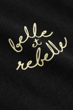 Sale Belle Et Rebelle T-Shirt In Zwart Vrouwen T-Shirts