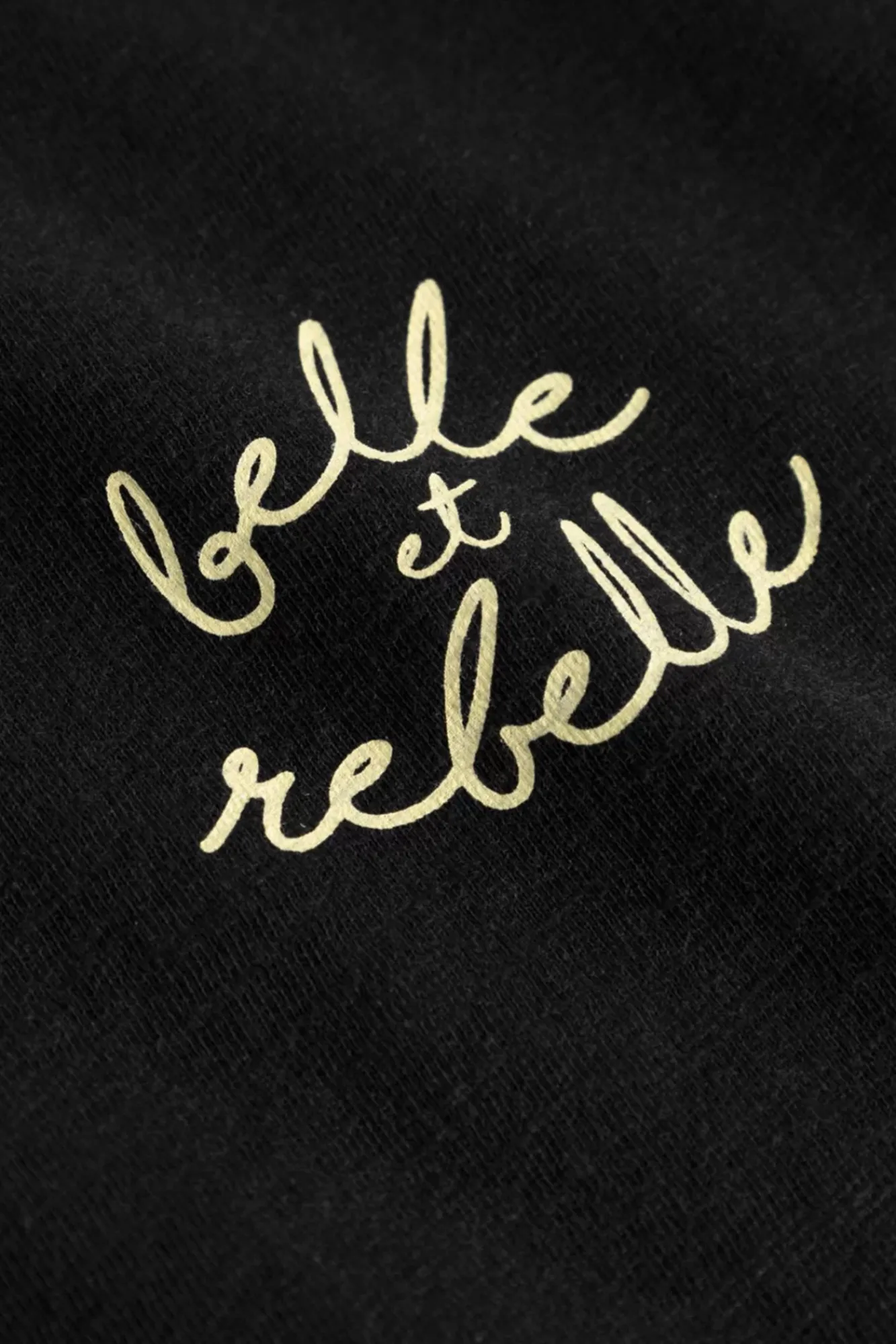 Sale Belle Et Rebelle T-Shirt In Zwart Vrouwen T-Shirts