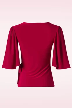Outlet Belle Slinky Top In Rood Vrouwen Truitjes