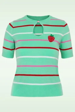 Sale Berry Cute Top In Mint Vrouwen Truitjes