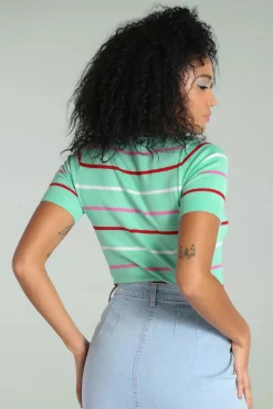 Sale Berry Cute Top In Mint Vrouwen Truitjes