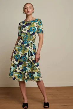 New Betty Feestjurk Selena In Diepblauw Vrouwen Swing Jurken