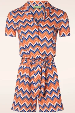 Clearance Bibi Playsuit In Ministeck Kobalt Vrouwen Playsuits & Jumpsuits