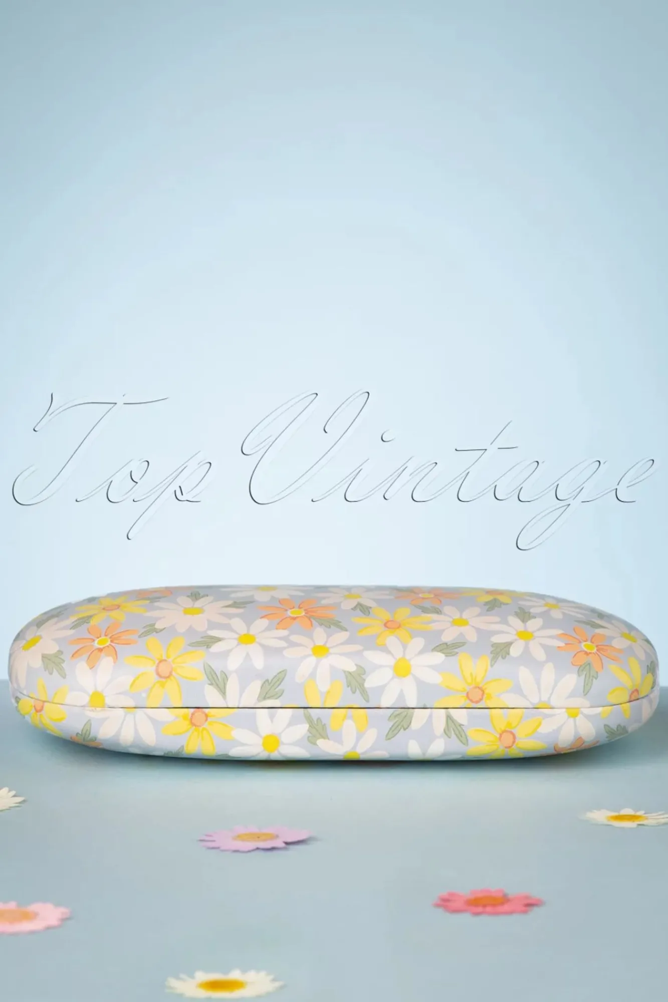 Clearance Blauwe Daisy Brillenkoker Vrouwen Zonnebrillen