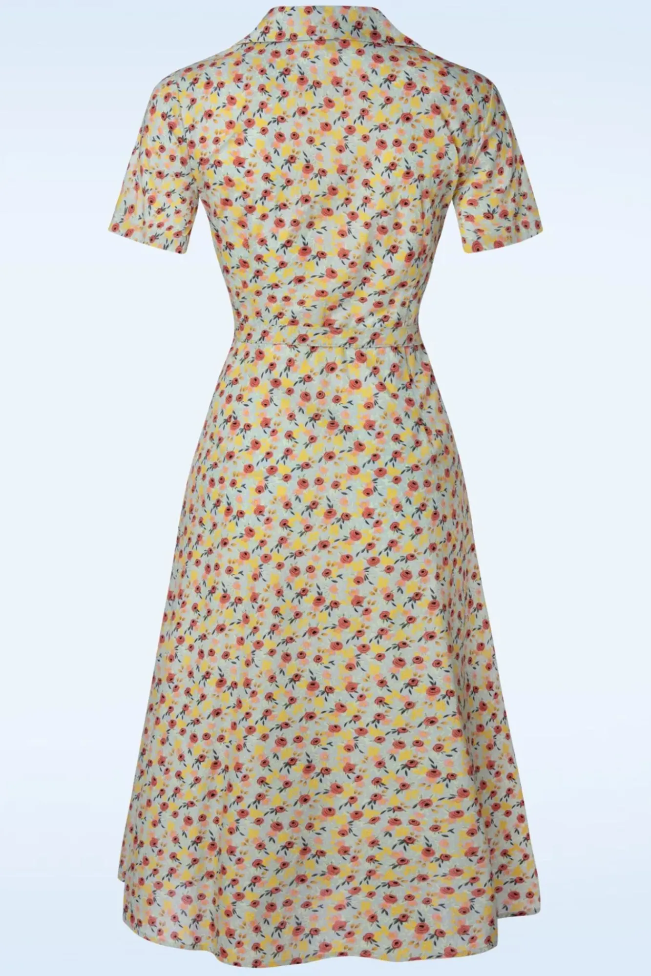 Online Blooming Swing Jurk In Blauw Vrouwen Swing Jurken