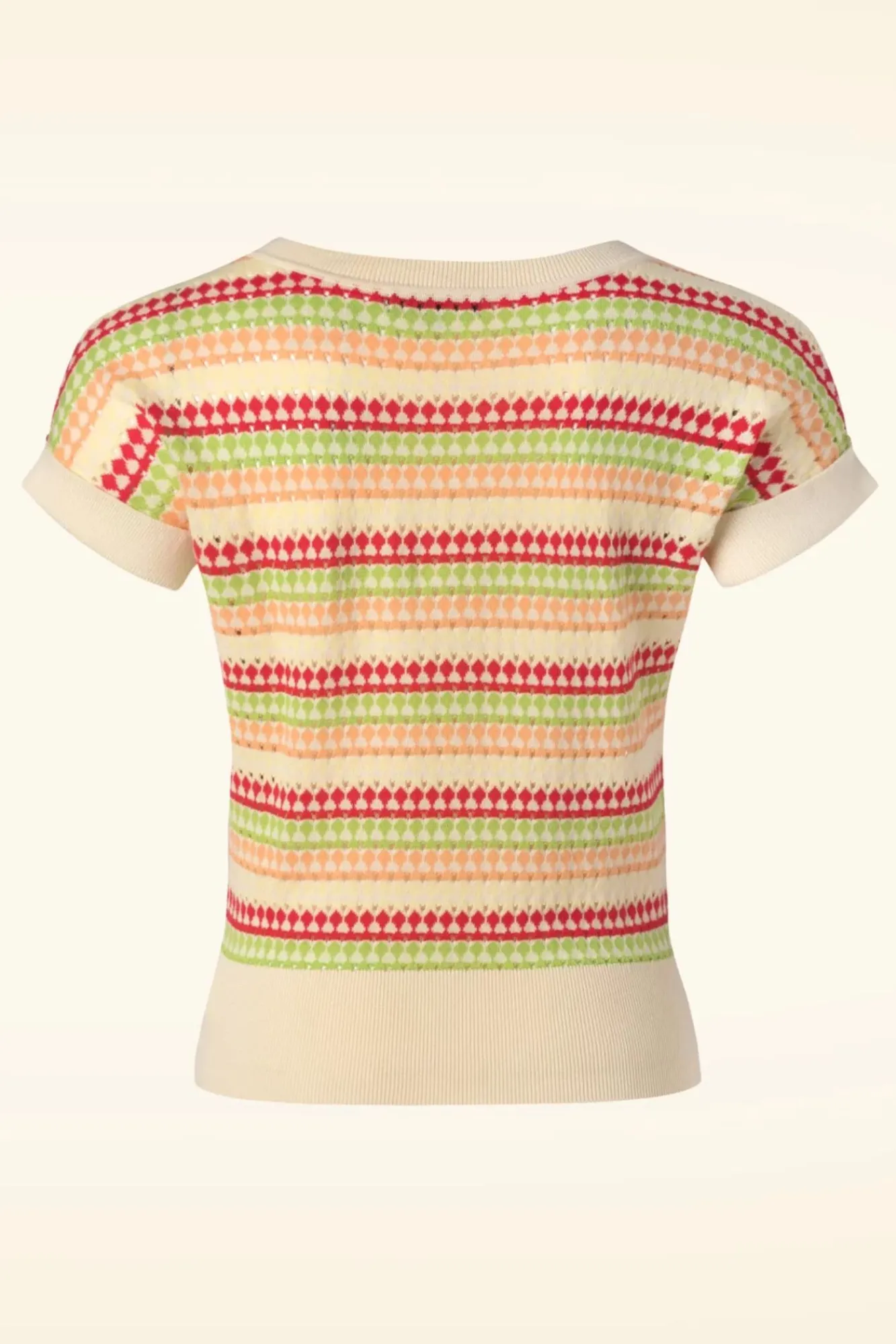 Clearance Boatneck Boyd Top In Creme Vrouwen Truitjes