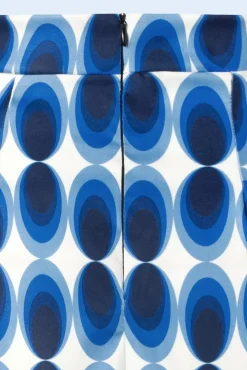 Outlet Bobby Retro Rok In Blauw En Wit Vrouwen Rokken