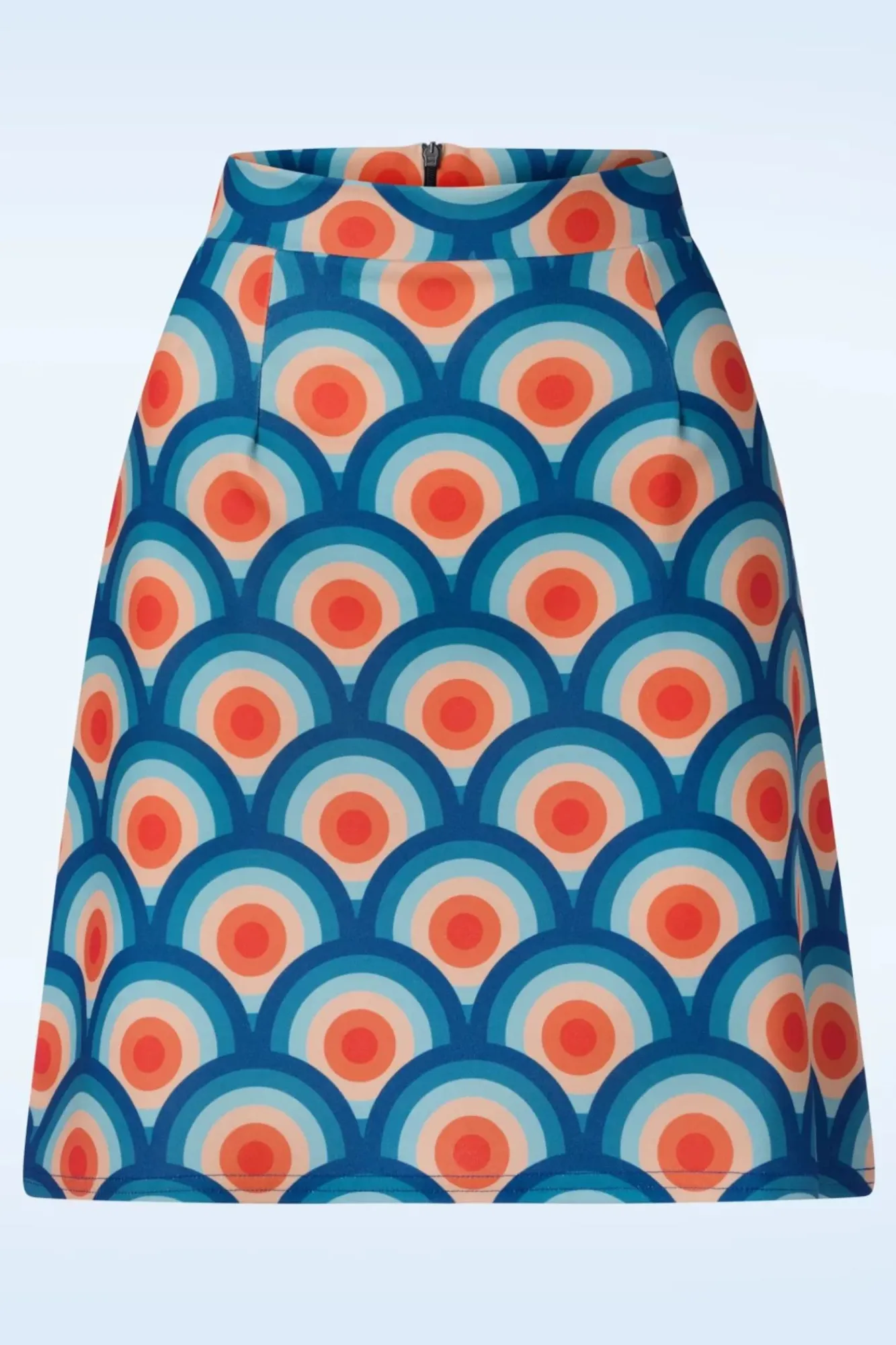 Hot Bobby Retro Rok In Cirkel Geo Print Vrouwen Rokken