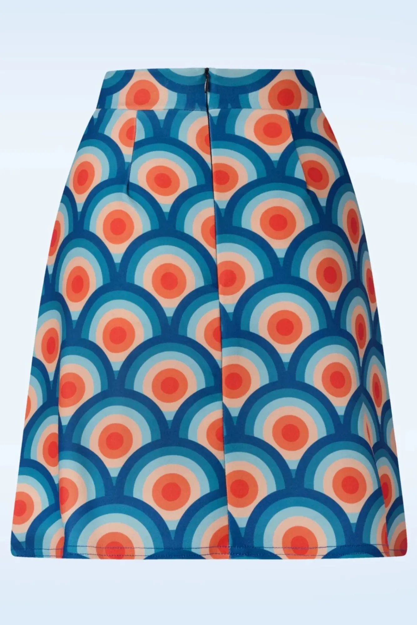 Hot Bobby Retro Rok In Cirkel Geo Print Vrouwen Rokken