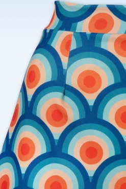 Hot Bobby Retro Rok In Cirkel Geo Print Vrouwen Rokken
