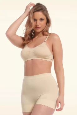 Discount Booty Booster Short In Latte Vrouwen Shapewear